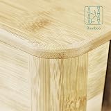 Navaris Bamboo Cable Tidy Box 32x12x11 cm Cable Organizer view 5