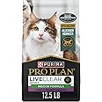 Purina Pro Plan Indoor Cat Food LiveClear Cat Allergen Reducing Turkey and Rice Formula - 12.5 lb. Bag
