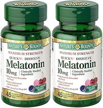 Amazon.com: Natures Bounty Melatonina Quick disolver Tablet ...