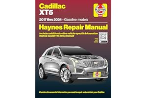 Haynes Compatible for The Cadillac XT5 (2017–2024) Repair Manual: Covers 3.6L LFX & 3.6L LF3 Turbo Gas Models – Maintenance, Troubleshooting, Electrical, Wiring, Step-by-Step DIY Repair Instructions