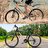 ioutdoor Bike Mud Guard Set with Reflective Tape Adjustable Front Rear Fenders view 2