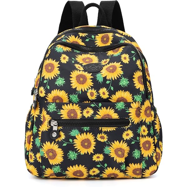 Bolaz Laptop Backpack Purse - Bee Honey Print Daypack For Women & Men, 15 Inch Laptop Compartment