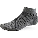 Swiftwick- PURSUIT Ankle Socks Cycling & Golf Socks, Max Durability, Merino Wool