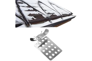 MAXKOSKO 20 pcs Roof Clips for roof De-Icing Heating Cable, Self regulating Gutter Heater Tapes