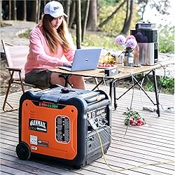 GENMAX Portable Inverter Generator,6000W Super