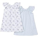 Gerber Baby Girls Toddler Girls' 2-pack Loose-fitting Nightgowns