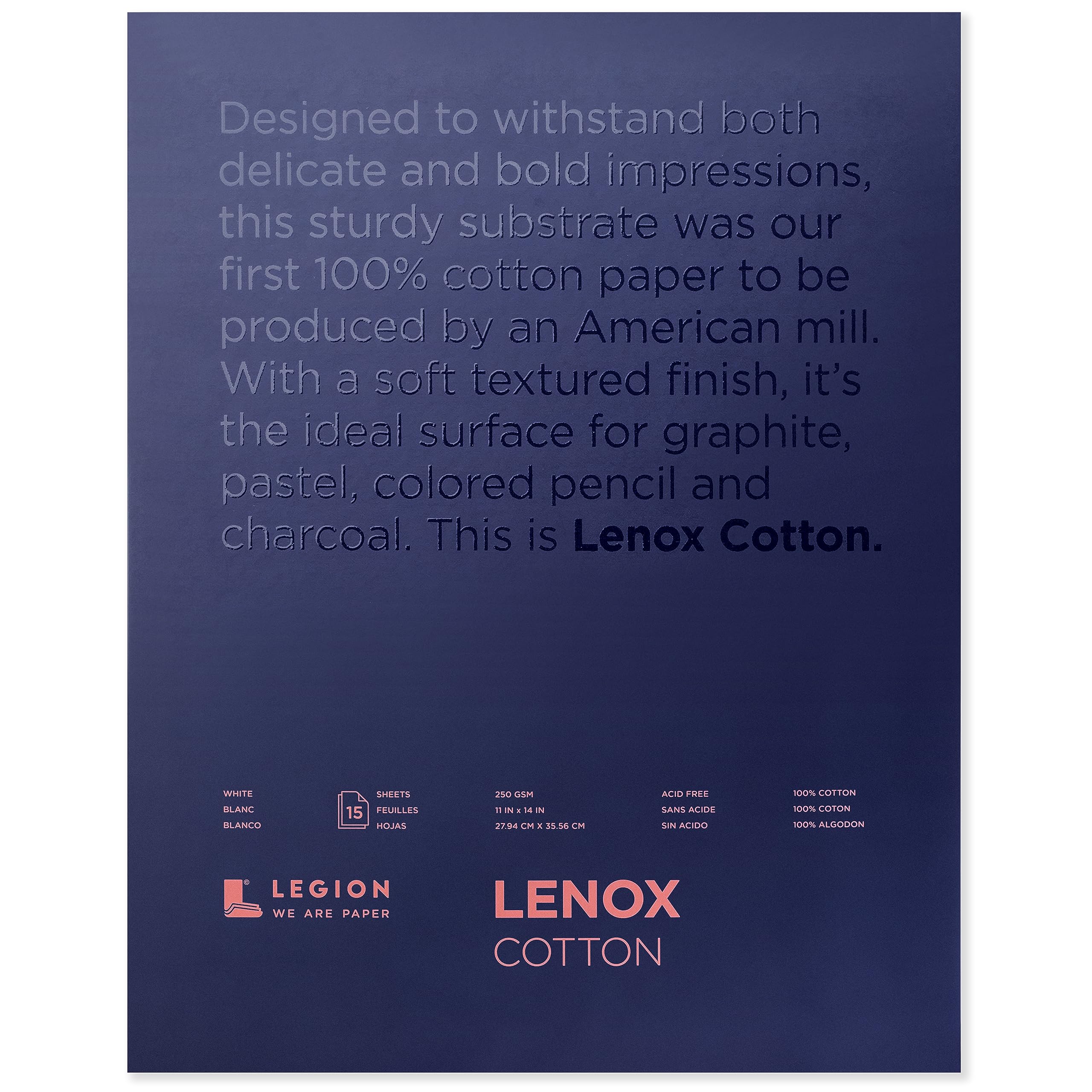 Lenox Paper 11X14 White 90LB, One Size