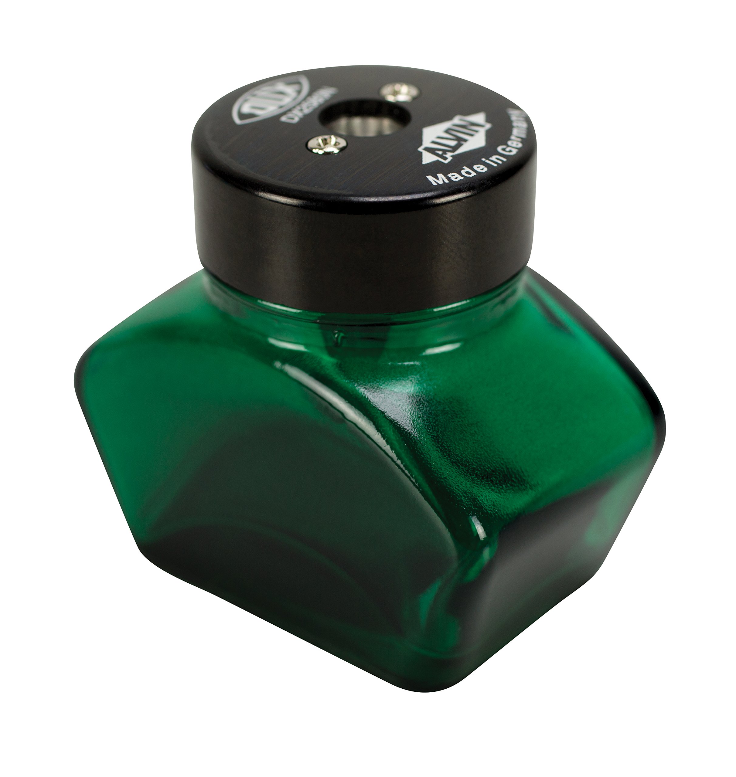 Alvin DX2580N DUX Glass Inkwell Sharpener Assorted colors 88354913856