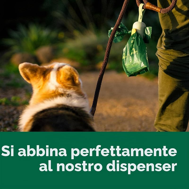 Sacchetti igienici per cani, a prova di perdite e extra resistenti, rotoli di ricarica, profumati alla lavanda, 600 pezzi