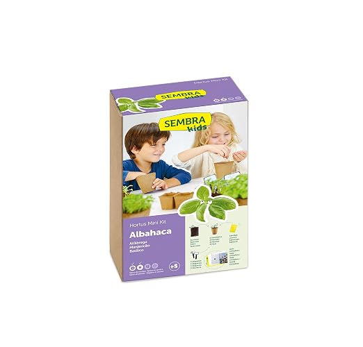 SEMBRA - juego educativo, Kit huerto Albahaca: Amazon.es: Jardín