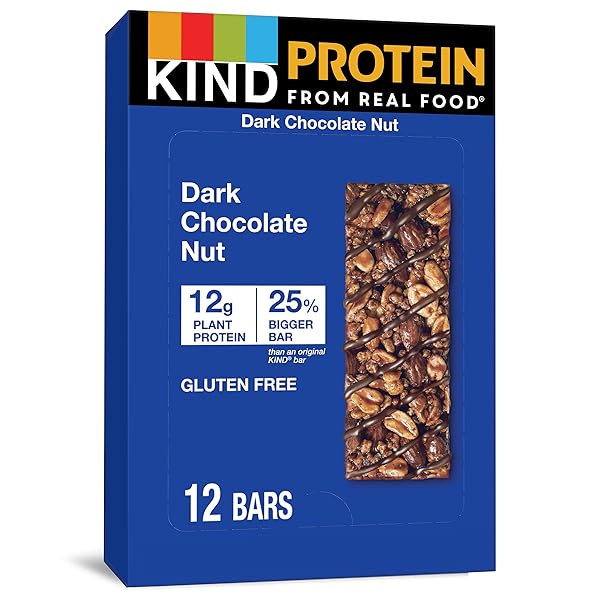KIND PROTEIN BARS, DOUBLE DARK CHOCOLATE NUT, GLUTEN...
