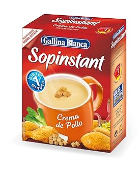 Gallina Blanca Sopinstant - Crema de Pollo con Picatostes - 63 g: Amazon.es: Amazon Pantry