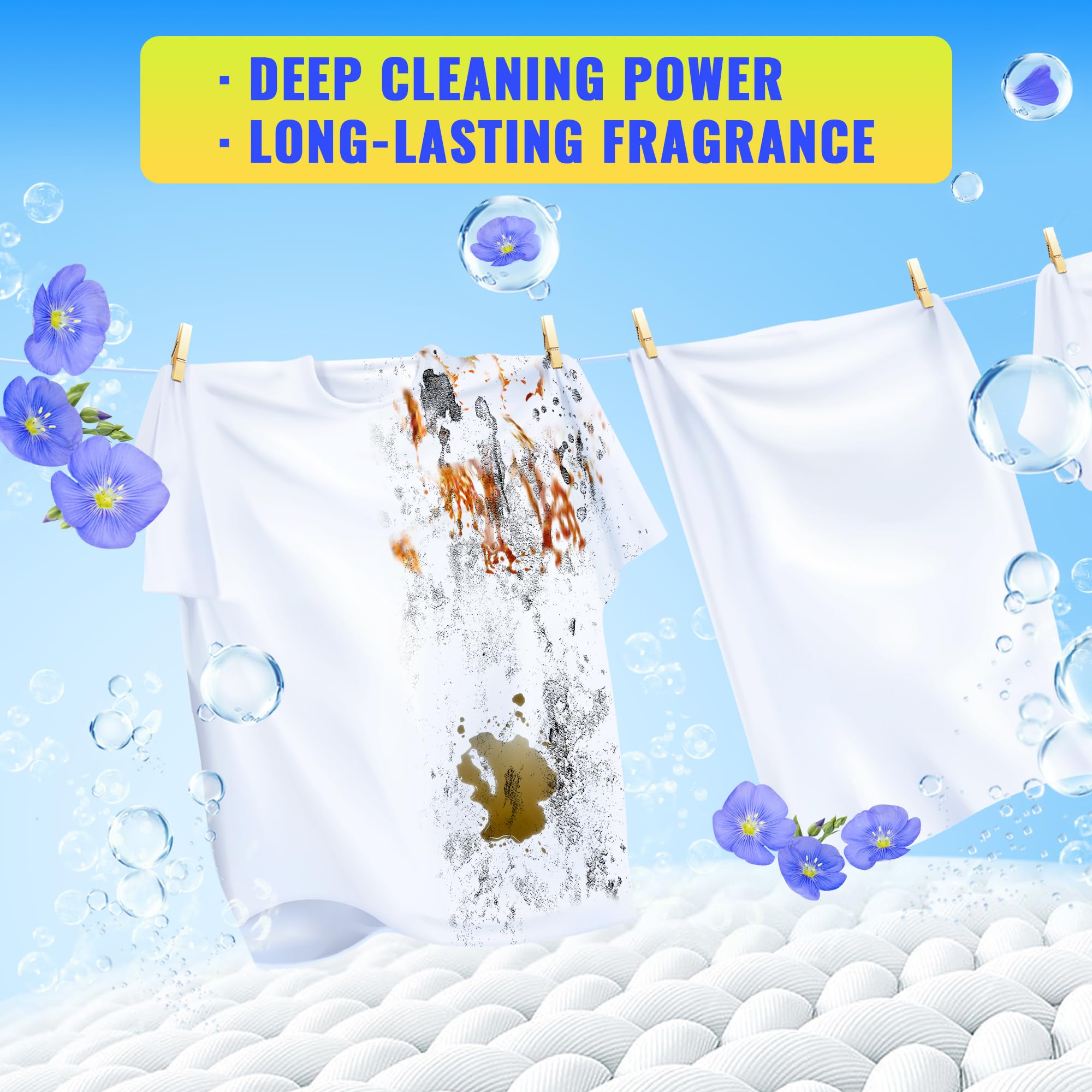 FIXSMITH Laundry Detergent Sheets - 200 Loads (100 Sheets) Fresh Linen Scent - Hypoallergenic,Eco Friendly Laundry Detergent Strips Ultra-Concentrated Travel Detergent Sheets.Plastic-Free,Liquidless