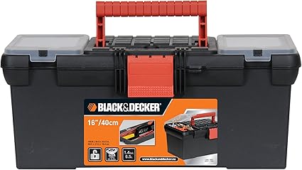 Caja contenedora de herramientas Black & Decker: Amazon.es: Bricolaje y herramientas