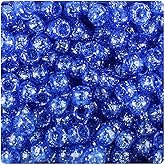 BeadTin Dark Sapphire Sparkle 9mm Barrel Pony Beads (500pcs)