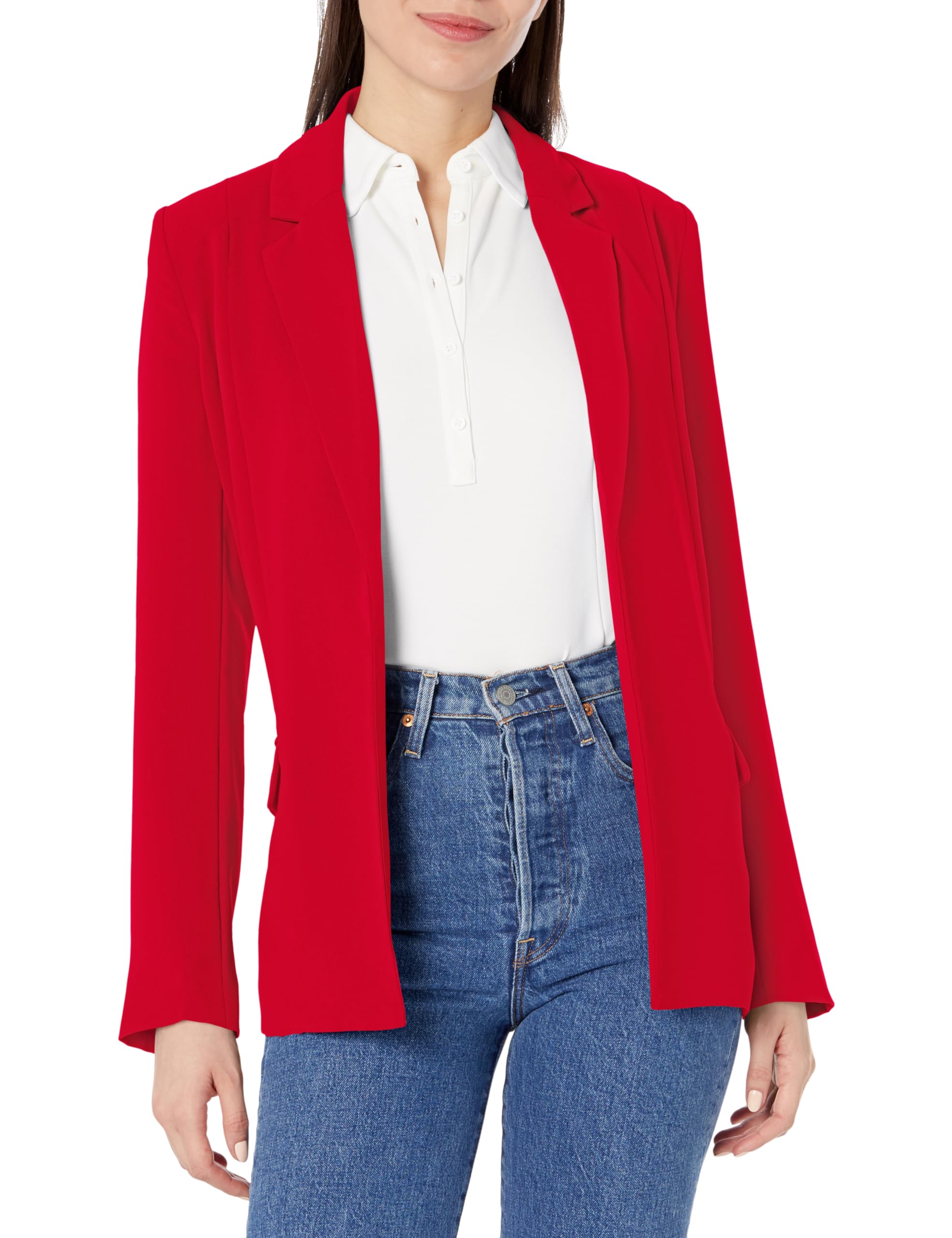 Steve Madden Apparel Women’s Regular Payton Blazer, True Red