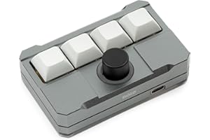 KEEBMONKEY Megalodon Macro Pad with a Knob (Gray)