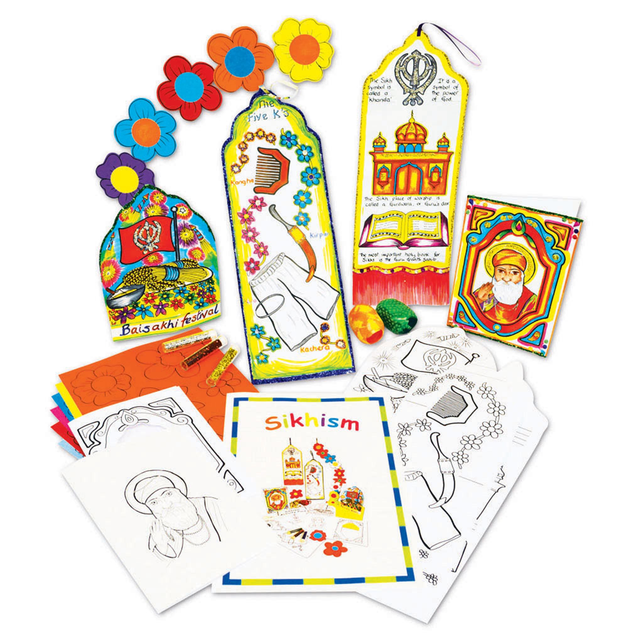 Springboard Sikhism Craft Activity and Learning Resource Pack KS1 KS2
