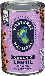 WESTBRAE NATURAL Organic Lentils, 15 OZ