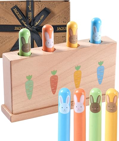 Jaques of London Bunny Pop Up Toy Wooden Educational Toy for 12 Months+