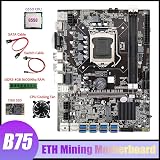 Lodokdre B75 BTC Mining Motherboard 8X PCIe USB 3.0 G550 CPU 4GB RAM 128GB SSD view 5