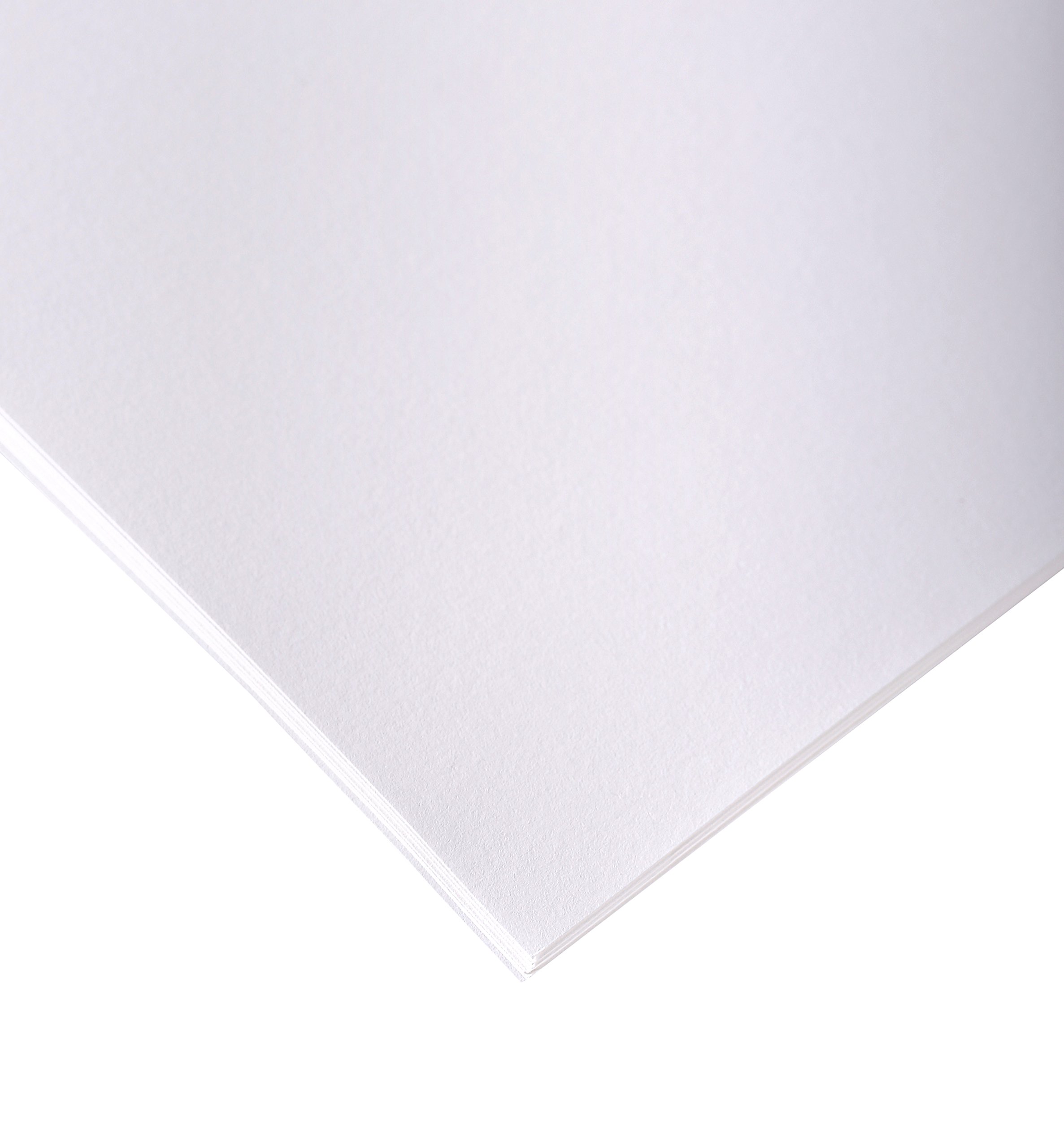 Clairefontaine - Ref 93708C - White Grained Drawing Paper (Pack 25 Sheets) - 50 x 65cm Sized, 125gsm Paper, White & Grained Drawing Paper, Acid Free, pH Neutral