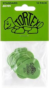 Dunlop Tortex Standard Green 0.88mm Pack 12 Guitar Picks view 8
