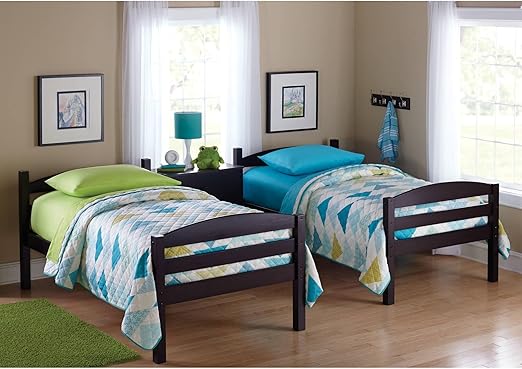 Amazon Com Easy To Convert To Twin Bed Practical Space Saver Wood