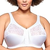 Glamorise Women's Full Figure MagicLift Front Close Support Bra #1200