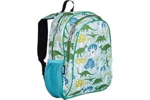Wildkin 15-inch Kids Backpack – Durable, Padded, Adjustable for School & Travel - Dinomite Dinosaurs