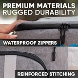 Everlasting Comfort Cooler Backpack Insulated 54 Cans 4 Wine Bottles Leakproof view 5