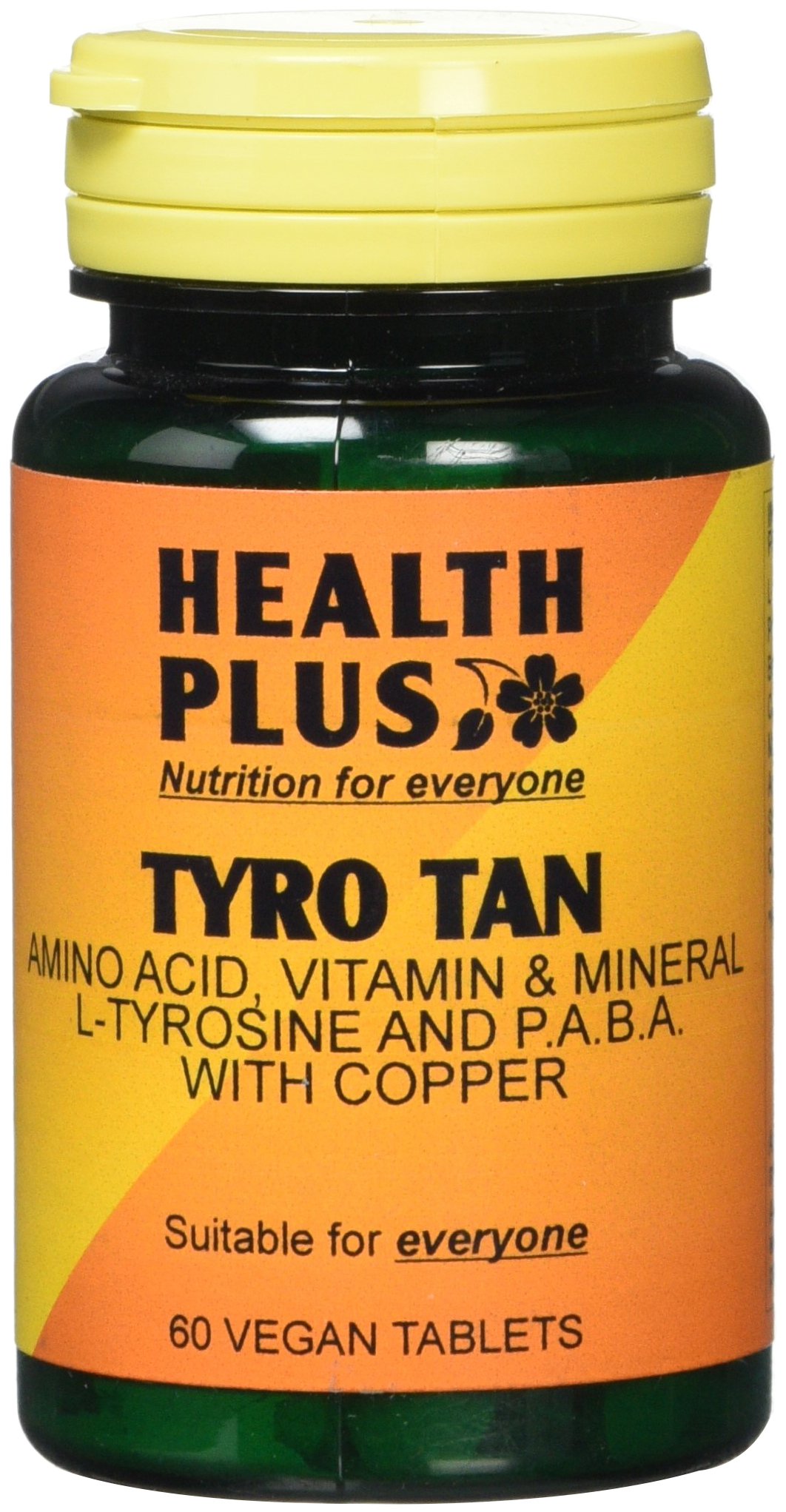 Health Plus Tyro Tan : Healthy Tanning Supplement - 60 Tablets, in a planet-friendly 99% recycled pot