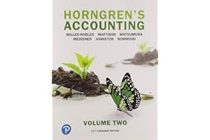 Horngren's Accounting, Volume 2, Canadian Edition