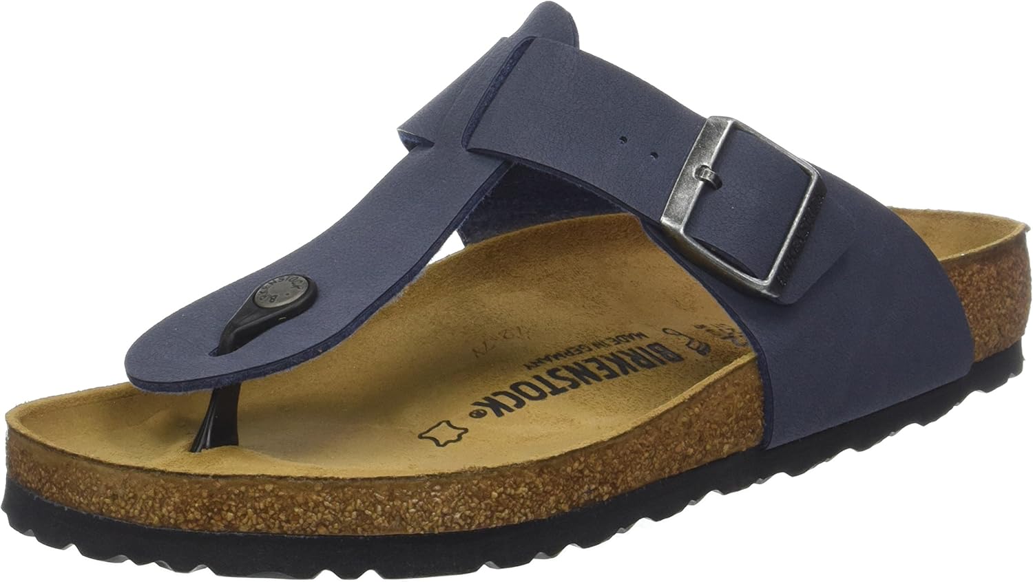 Amazon.com | Birkenstock Menâs Medina Flip Flops, Blue (Navy Navy) | Sandals
