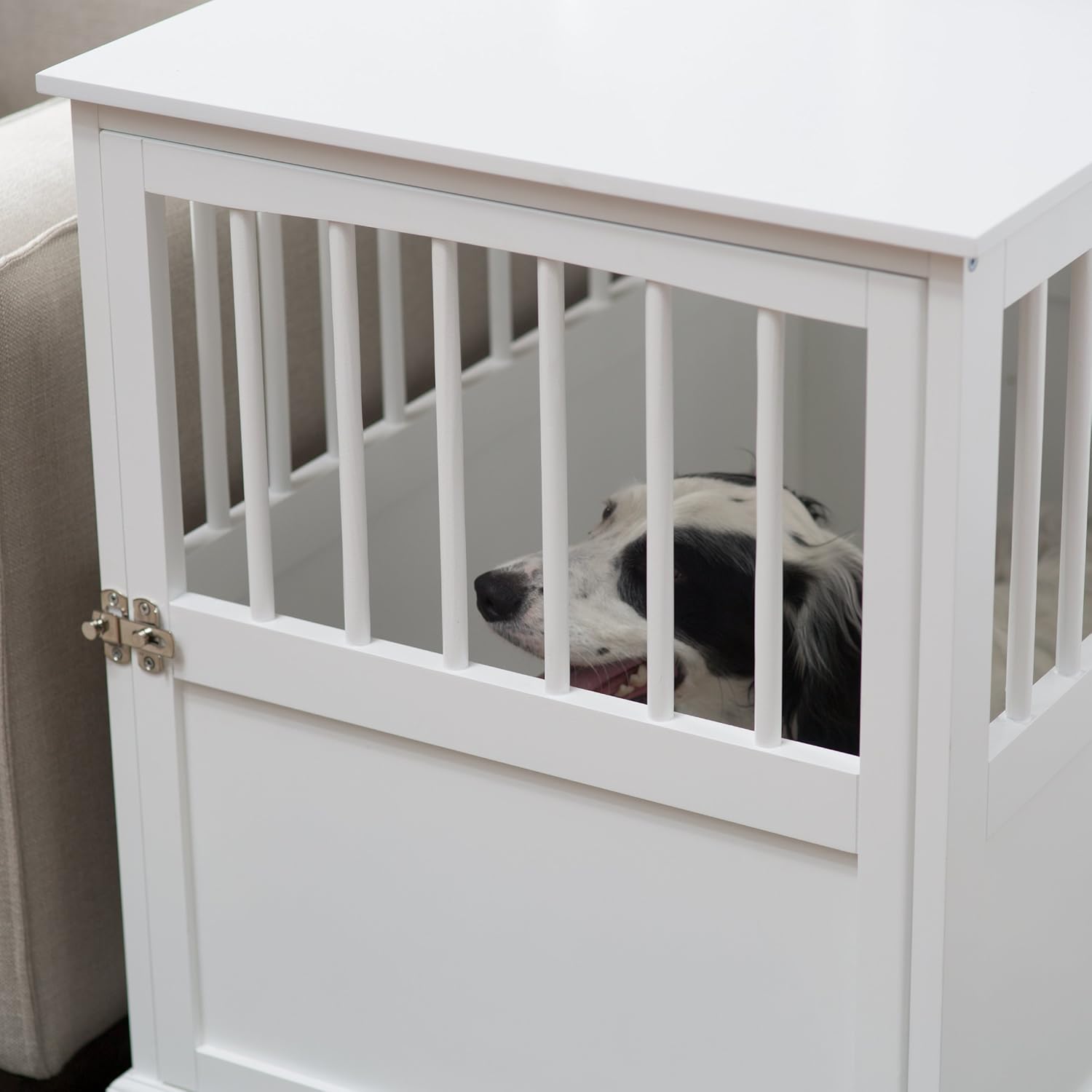 boomer & george newport ii pet crate end table