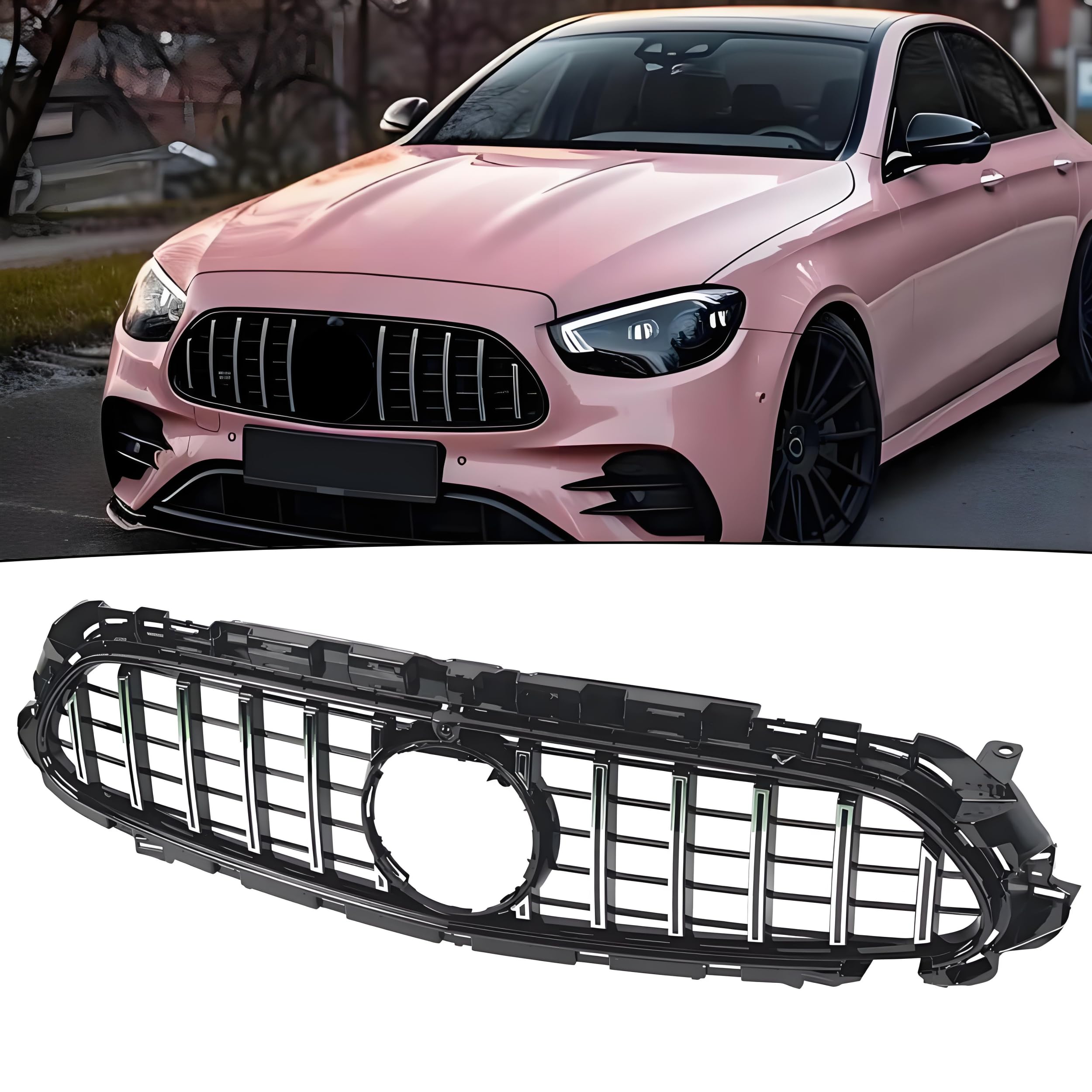 Photo 1 of **Final sale no returns allowed ** Please review ratings before purchasing**

**Venta final, no se permiten devoluciones** Revise las calificaciones antes de comprar**

STSEV01 Front Bumper Grill Grille Compatible with Mercedes E-Class W213/ E350/ E450 20