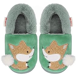 Plush Warm Slippers for Girls Boys Kids Toddlers