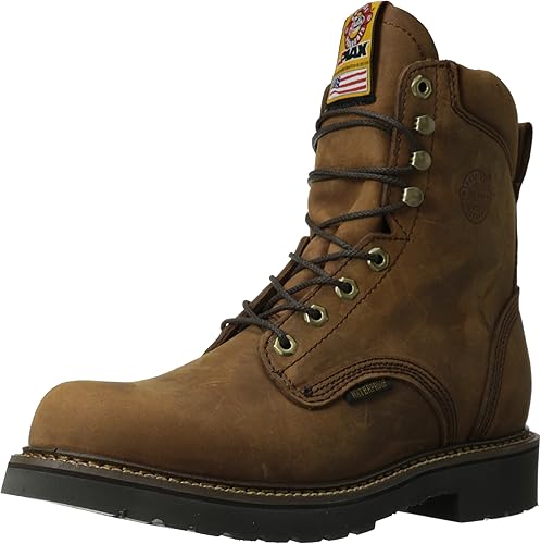 justin waterproof work boots