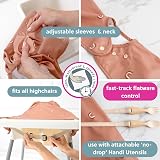 BIBaDO Long Sleeve Baby Bibs Coverall Weaning Bib 6-36 Months Waterproof view 3