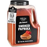 Fresh Finest Smoked Paprika Bulk 5 LB - Premium Ground Seasoning, Freshly Packed at the Source, Perfect for Stews, Meat Rubs, Sauces, and More - Ideal for Home &amp; Commercial Cooking!