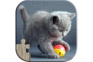 Cat Games Jigsaw Puzzles for Kids and Adults - Fun offline relaxing puzzle game - Full version