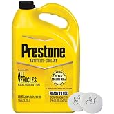 (1 Gallon) - Prestone AF2100 Antifreeze and Coolant: 50/50 Ready to Use, Universal and Sponge
