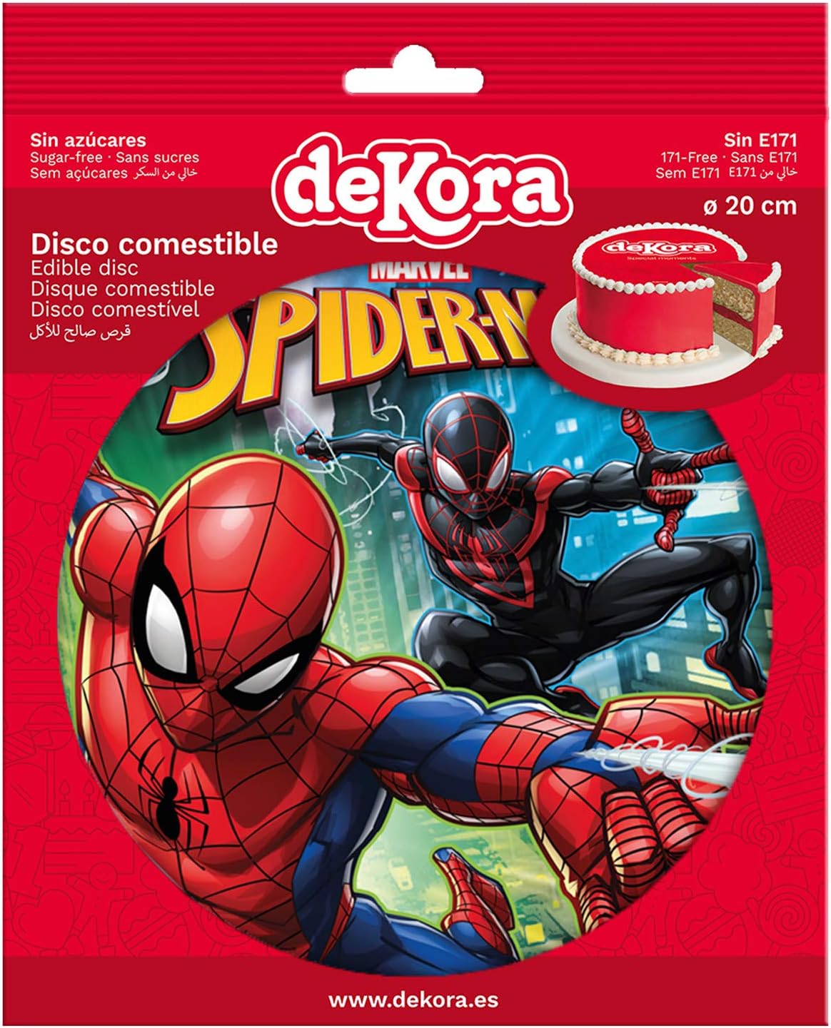 Decoration Gateau Anniversaire Cm Dekora Feuille Azyme De Spiderman Loisirs Creatifs Cuisine Et Maison Schoolofbabywearing Com