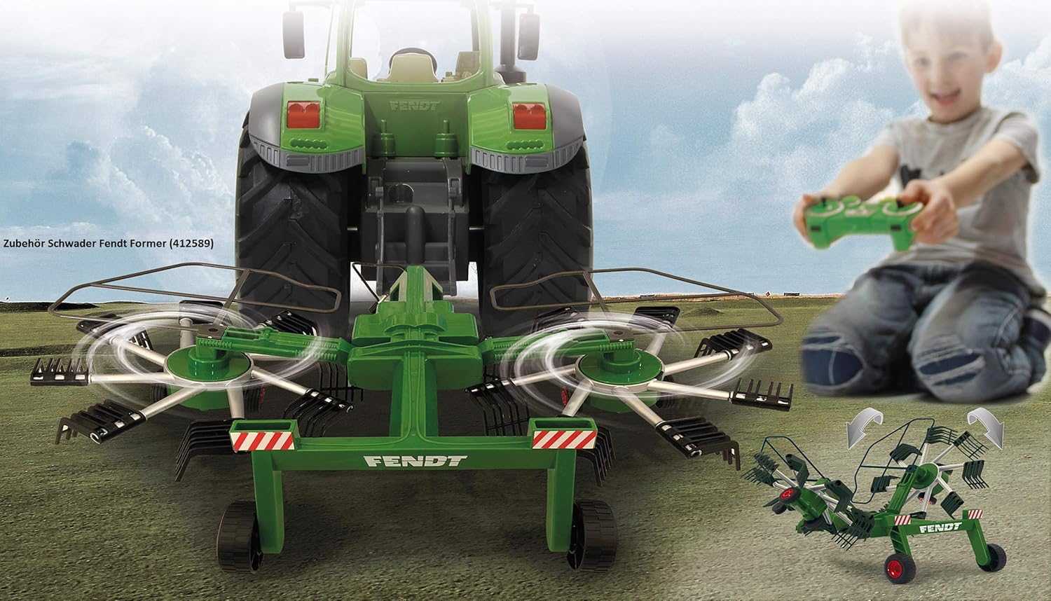 Ferngesteuerter Traktor mit Motorsound