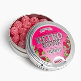 Retro Sours | Raspberry Hard Tangy Candy | 1 Pack | Tangy raspberry hard candy with a sweet and tart berry flavor. A traditional treat brought to you by Iconic Candy