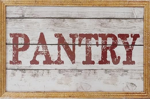 Amazon Com Pantry Burgundy Font Gold Frame Shiplap Background