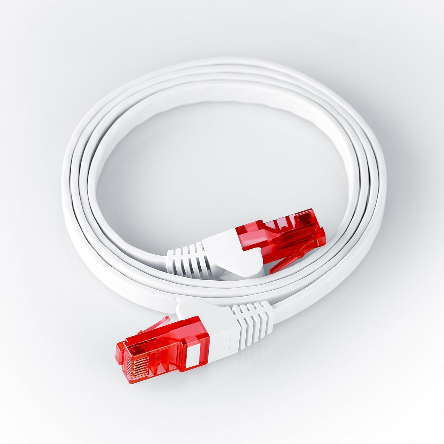 20m CAT 7 Netzwerkkabel – Flachkabel, RJ45, LAN/E Produktbild-Vorschau 2