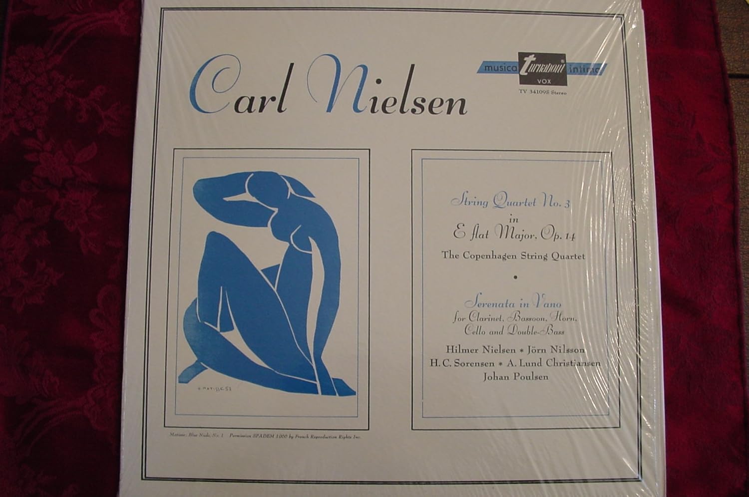 Copenhagen String Quartet Carl Nielsen String Quartet No 3 In E Flat Major Op 14 Serenata In Vato For Clarinet Bassoon Horn Cello And Double Bass Amazon Com Music