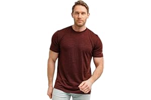 Merino.tech Merino Wool T-Shirt Mens - 100% Merino Wool Undershirt Lightweight Base Layer