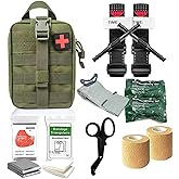 Ruibuit IFAK Trauma Kit Tourniquet Kit,First Aid Refill Kit,Severe Bleeding Control with Tourniquet,6” Israeli Compressed Ban